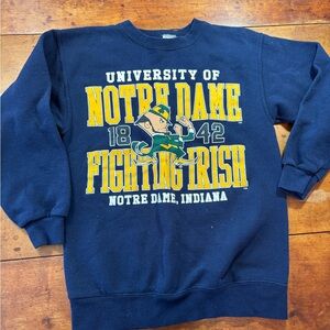 Notre Dame Fighting Irish Navy Blue Sweater